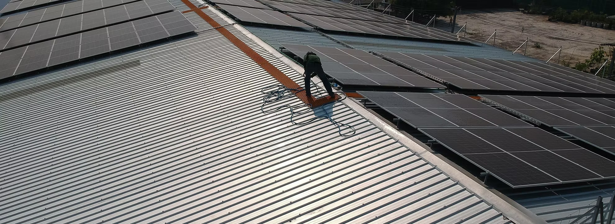 Solar panel installation